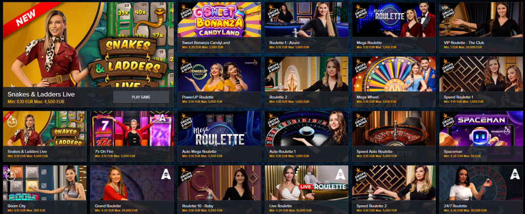 mozzart casino, live casino