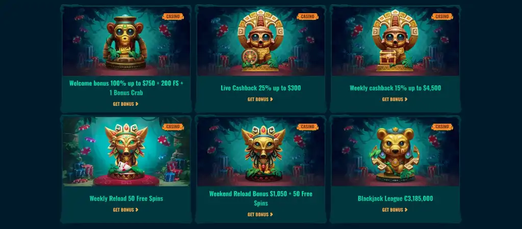 Spinanga Casino bonus promotions